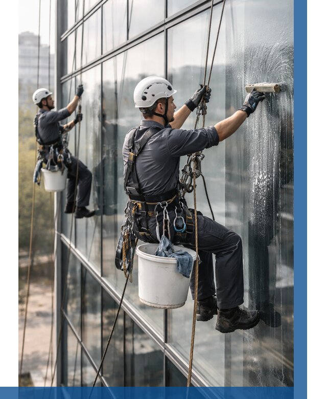 Мойка сплошного остекления в Костроме, заказать от 306 р.| ВЫСОТНИК-Кст