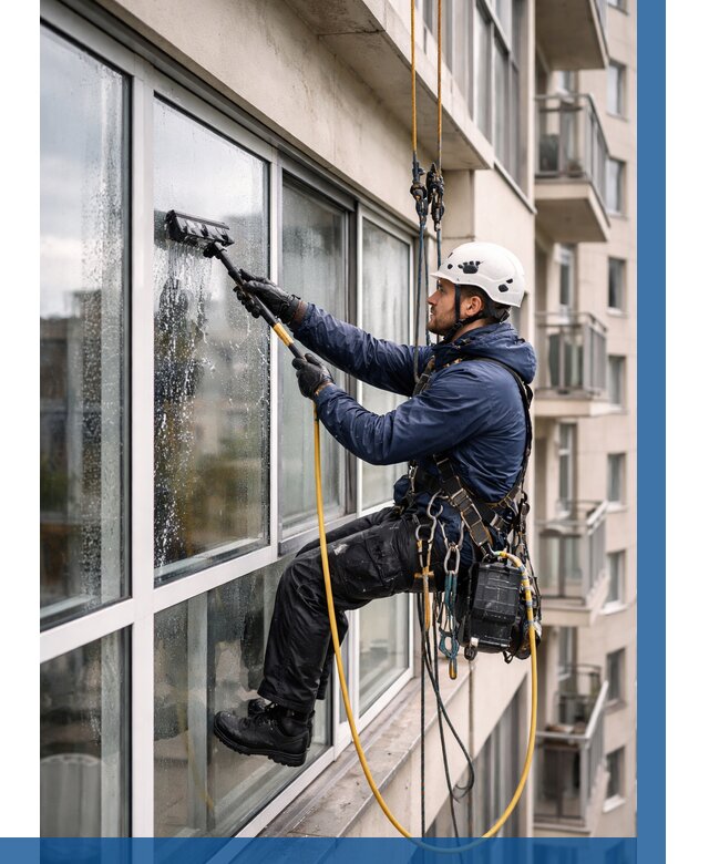 Мойка балконного остекления в Костроме от 3573 р. | ВЫСОТНИК-Кст