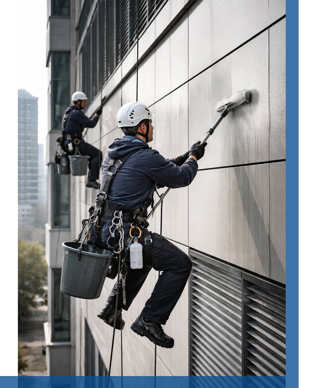 Мойка вентилируемого фасада в Костроме от 255 р. | ВЫСОТНИК-Кст