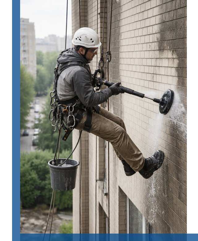 Очистка фасада от копоти в Костроме профессионально и безопасно