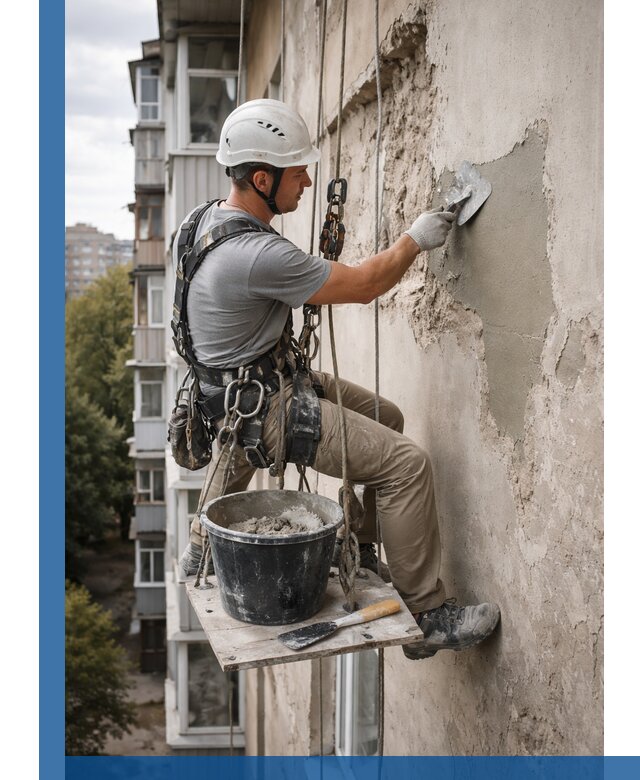 Восстановление фасадной штукатурки в Костроме с гарантией качества