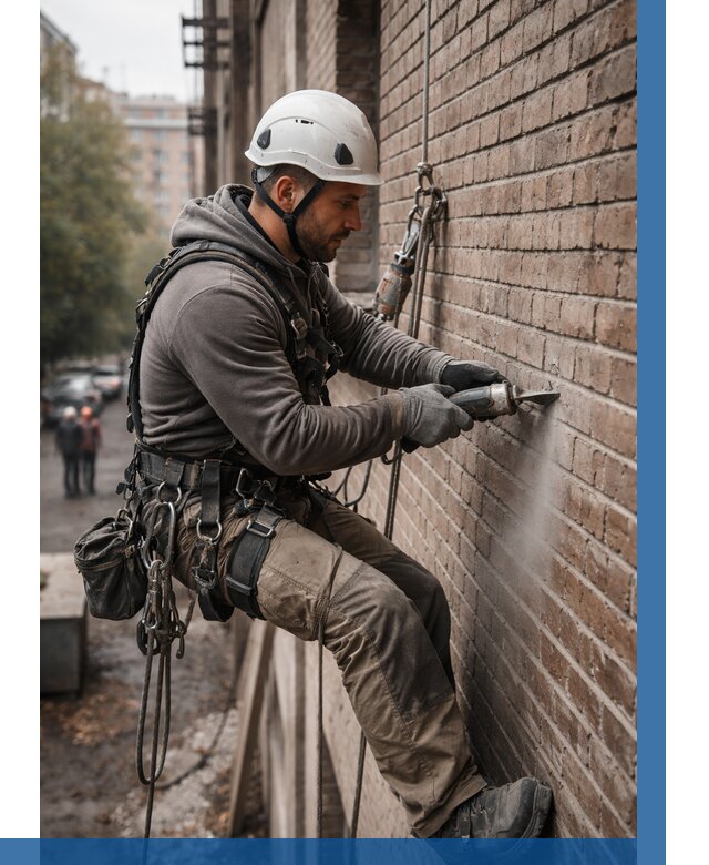 Расшивка кирпичных швов в Костроме от 613 р. | ВЫСОТНИК-Кст