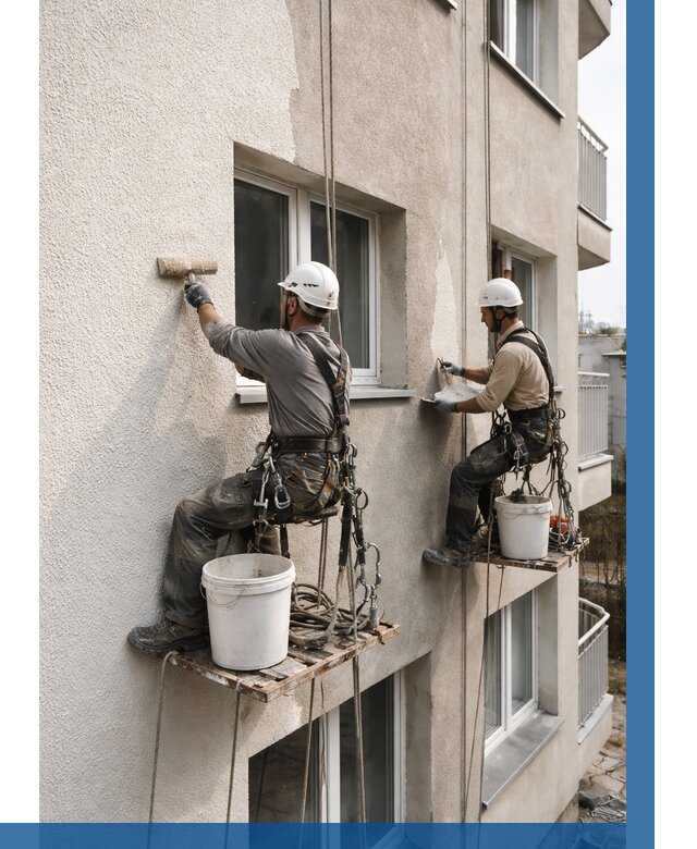 Нанесение короеда на фасад в Костроме от 459 р. | ВЫСОТНИК-Кст