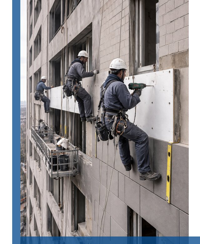 Монтаж фасадных термопанелей высокого качества в Костроме