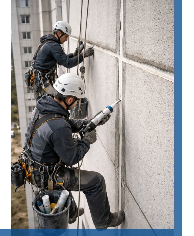 Герметизация межпанельных швов в Костроме от 715 р. | ВЫСОТНИК-Кст