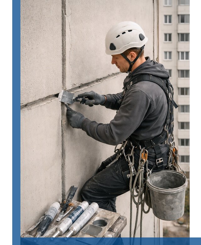 Ремонт межпанельных швов в Костроме герметизация и восстановление