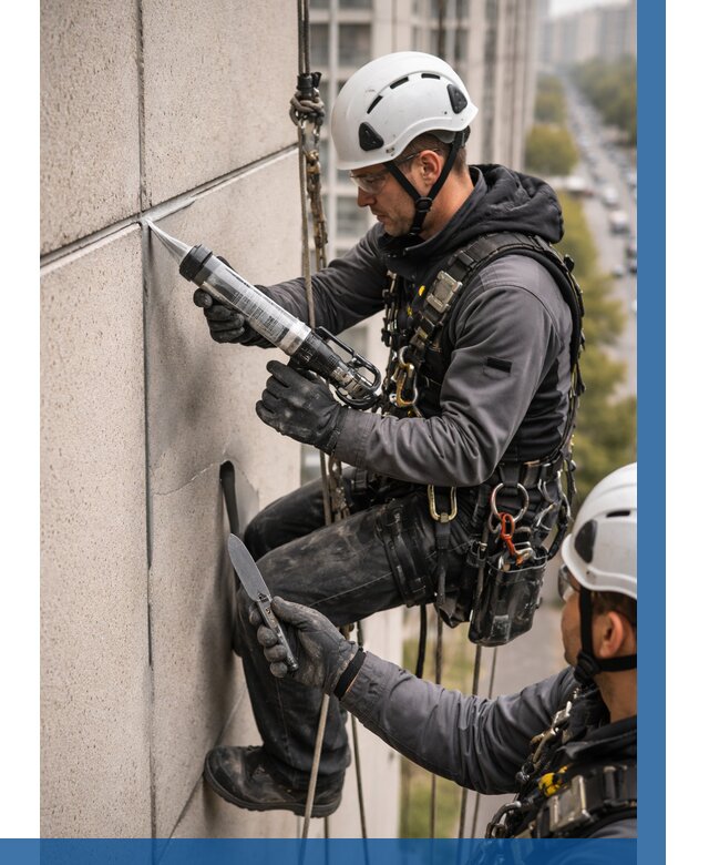 Первичная герметизация швов в Костроме от 613 р. | ВЫСОТНИК-Кст