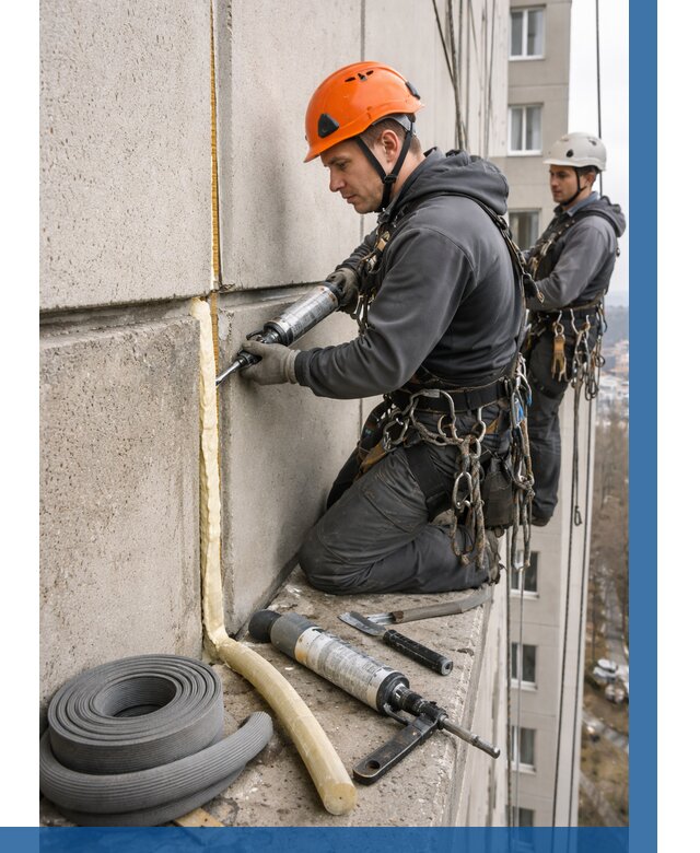 Теплый шов межпанельные швы в Костроме от 715 р. | ВЫСОТНИК-Кст