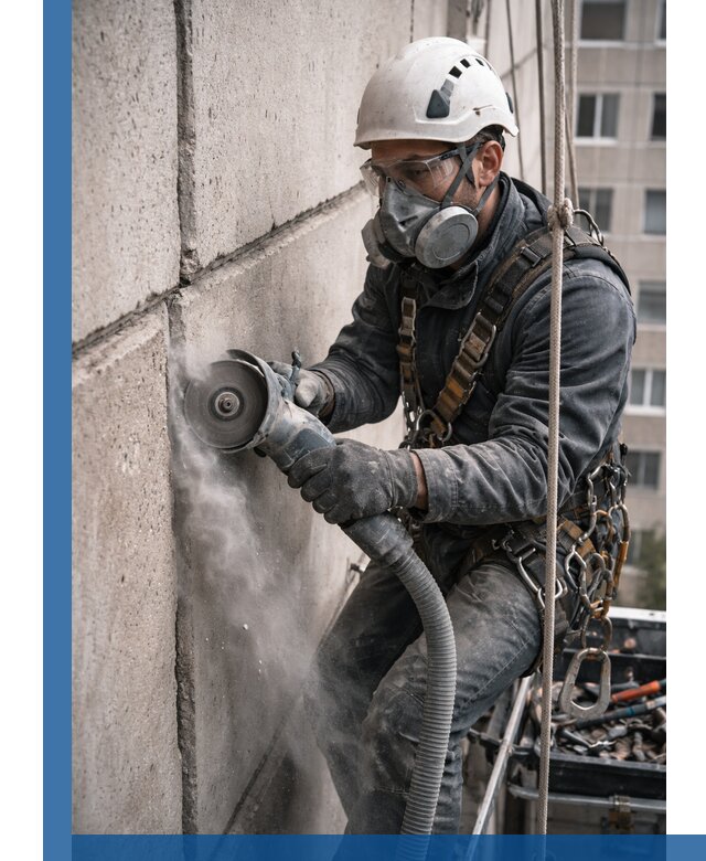 Штробление межпанельных швов в Костроме качественно и быстро