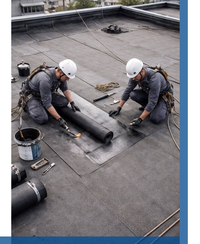 Ремонт мягкой кровли под ключ в Костроме от 715 р. | ВЫСОТНИК-Кст