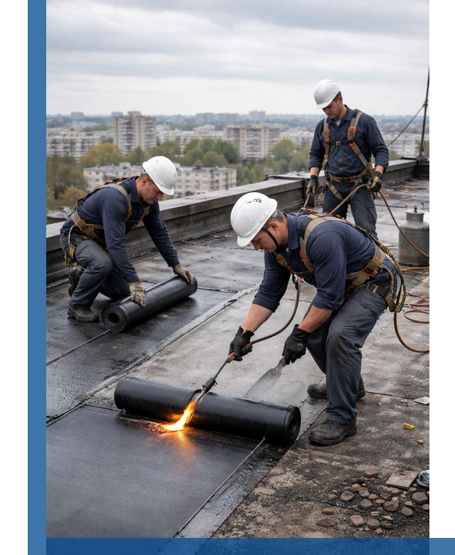 Ремонт наплавляемой кровли в Костроме качественно и надежно
