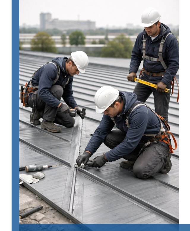 Ремонт фальцевой кровли в Костроме срочно и качественно