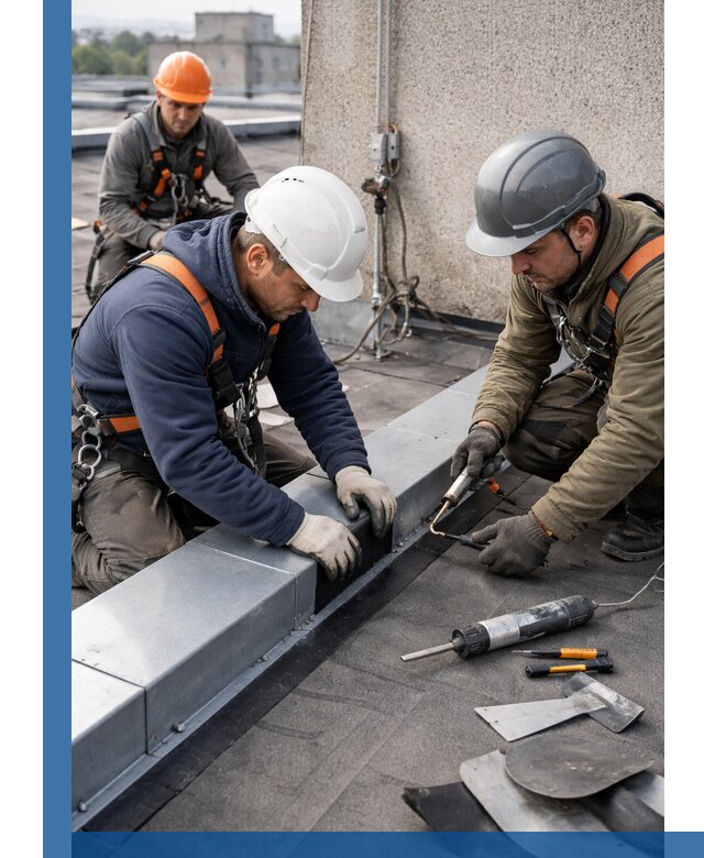 Ремонт кровельных примыканий в Костроме профессионально