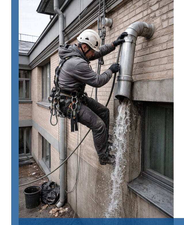 Профессиональная прочистка водосточных труб в Костроме с гарантией