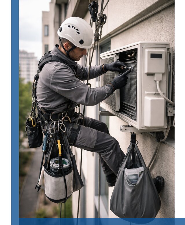 Обслуживание внешнего блока кондиционера в Костроме профессионально