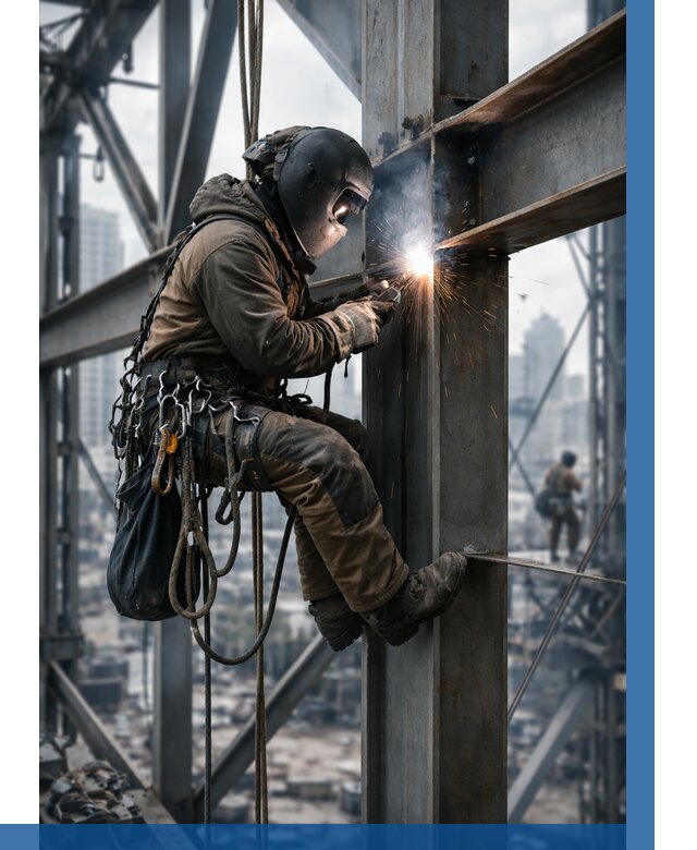 Высотные сварочные работы в Костроме от 3573 р. | ВЫСОТНИК-Кст