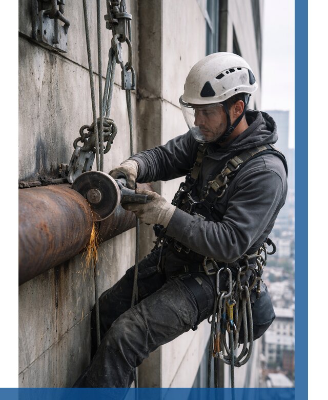 Резка металла на высоте в Костроме по цене от 4594 р. | ВЫСОТНИК-Кст