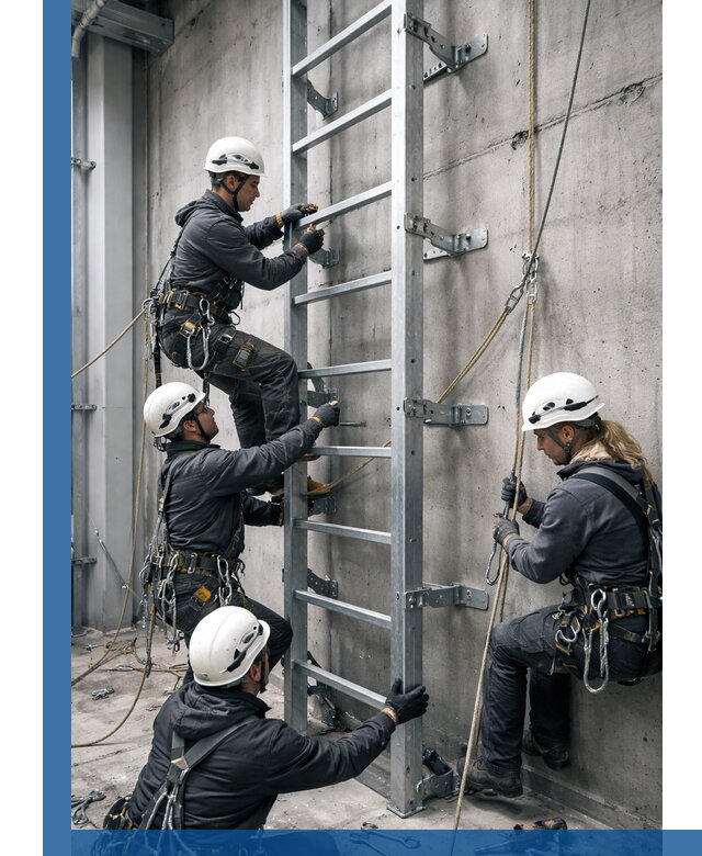 Монтаж металлических лестниц в Костроме под ключ со гарантией