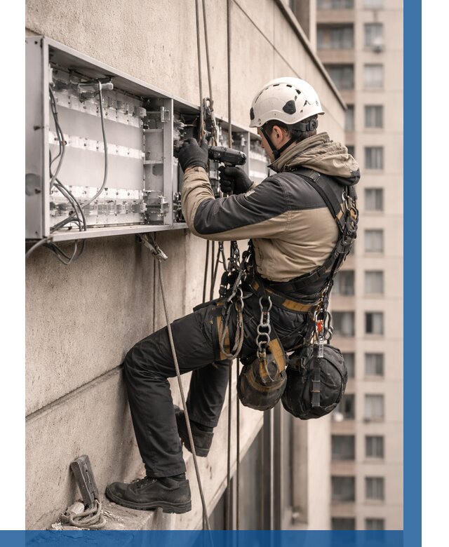 Ремонт вывески на высоте в Костроме от 4594 р. | ВЫСОТНИК-Кст