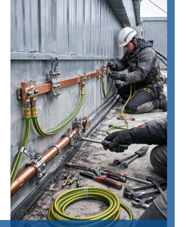 Монтаж заземления здания в Костроме от 25523 р. | ВЫСОТНИК-Кст