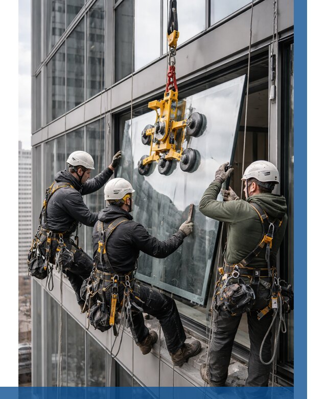 Фасадное остекление зданий под ключ в Костроме от 10209 р. | ВЫСОТНИК-Кст