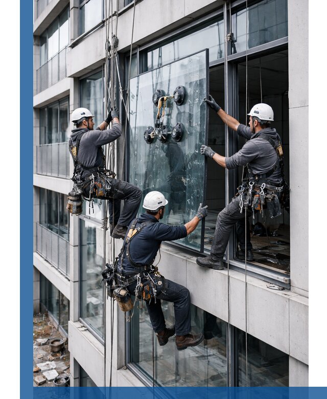 Фасадное остекление и монтаж витражей зданий в Костроме под ключ