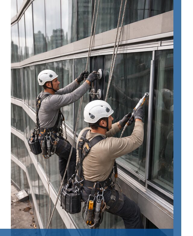 Радиусное остекление фасада в Костроме от 12251 р. | ВЫСОТНИК-Кст