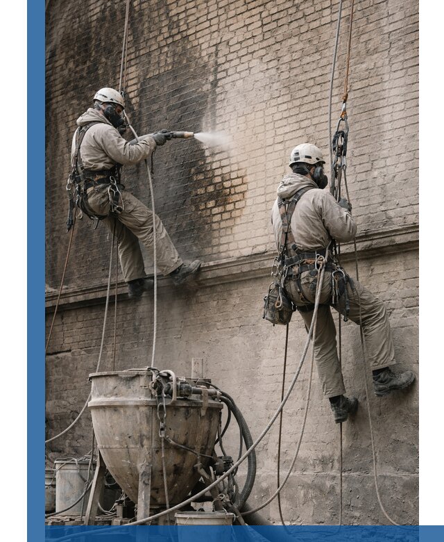 Пескоструйная очистка фасадов в Костроме профессионально