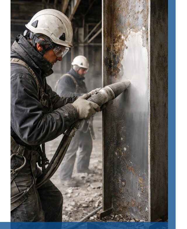 Удаление старой краски с металла в Костроме от 459 р. | ВЫСОТНИК-Кст