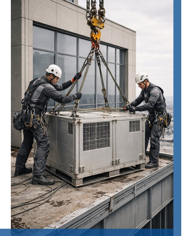 Такелажные работы на высоте в Костроме от 8167 р. | ВЫСОТНИК-Кст