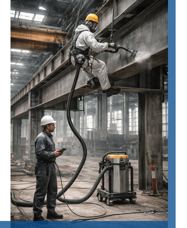 Обеспыливание конструкций в цехе в Костроме от 4288 р. | ВЫСОТНИК-Кст