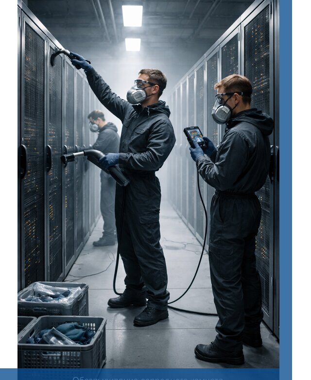 Обеспыливание серверной комнаты в Костроме от 4594 р. | ВЫСОТНИК-Кст