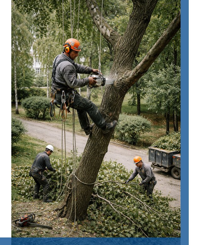 Кронирование деревьев в Костроме от 6636 р. | ВЫСОТНИК-Кст