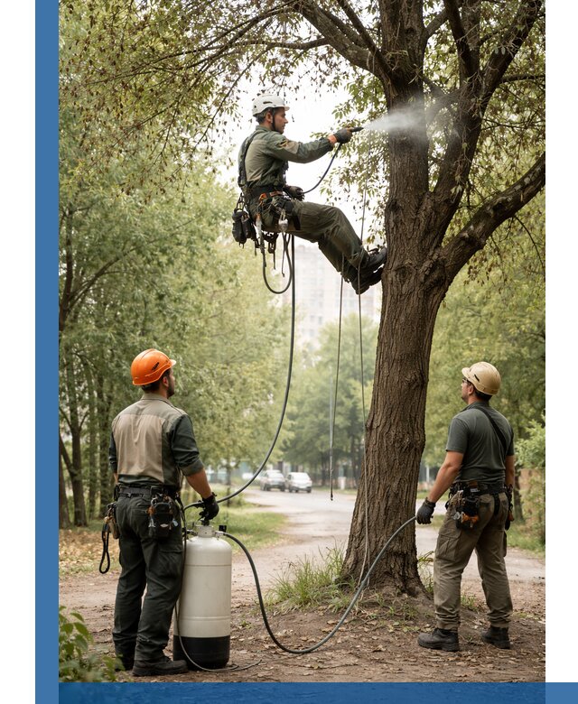 Обработка деревьев от вредителей в Костроме профессиональная защита