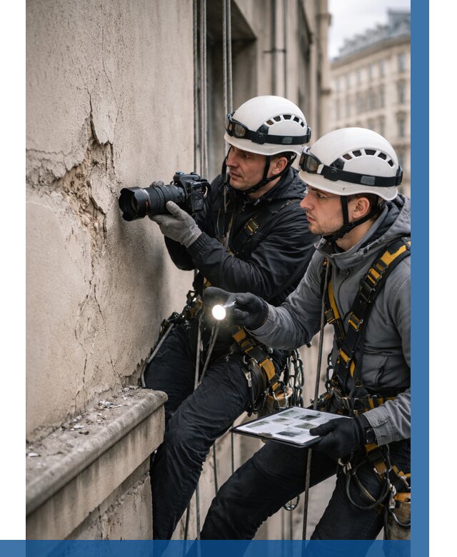 Фотофиксация дефектов фасада в Костроме от 4594 р. | ВЫСОТНИК-Кст