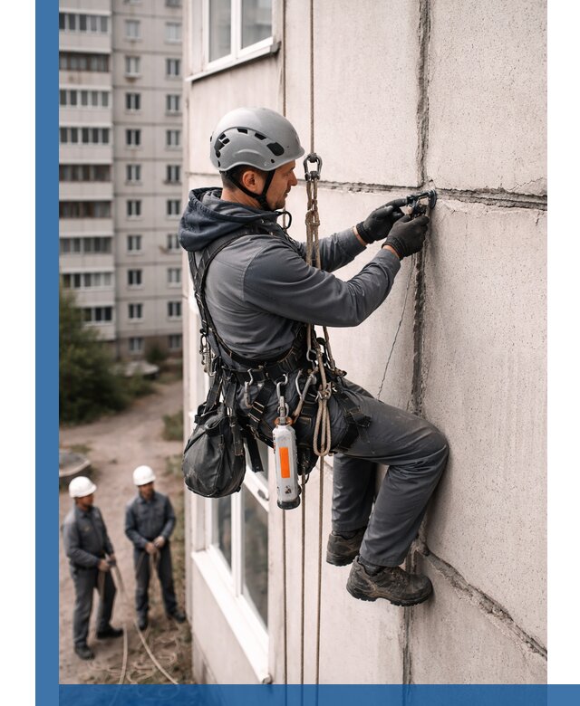 Обследование межпанельных швов и герметизация в Костроме
