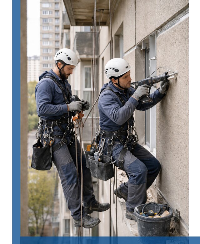 Промышленные альпинисты высотные работы и монтаж в Костроме